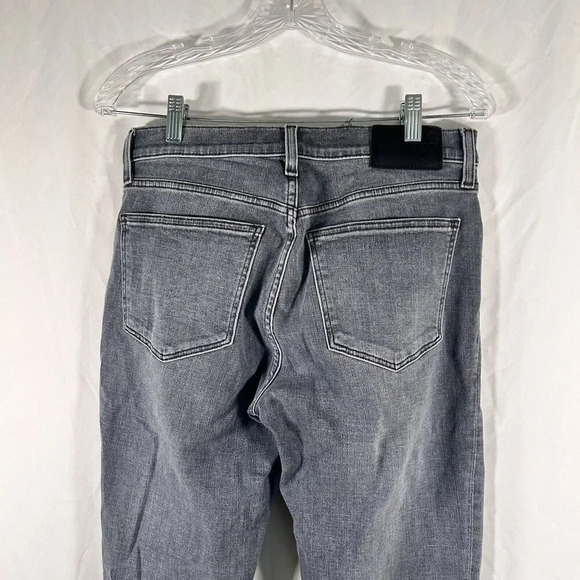 Lucky Brand Jeans 10 30L Black Mid Rise Ava Skinny Cotton Blend Button Zip - Picture 9 of 12